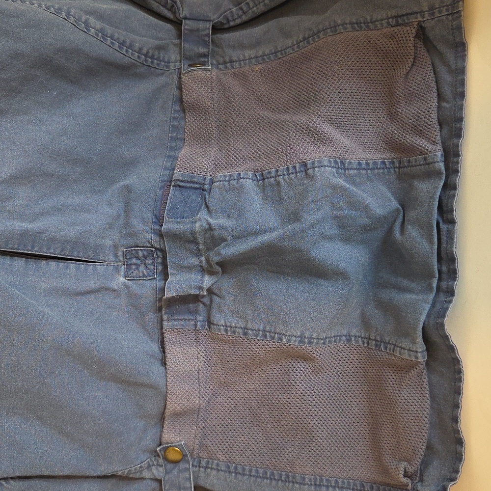 TravelSmith Utility Vest Blue Pockets Fishing Hiking Women's LGE Hong Kong - Picture 9 of 14